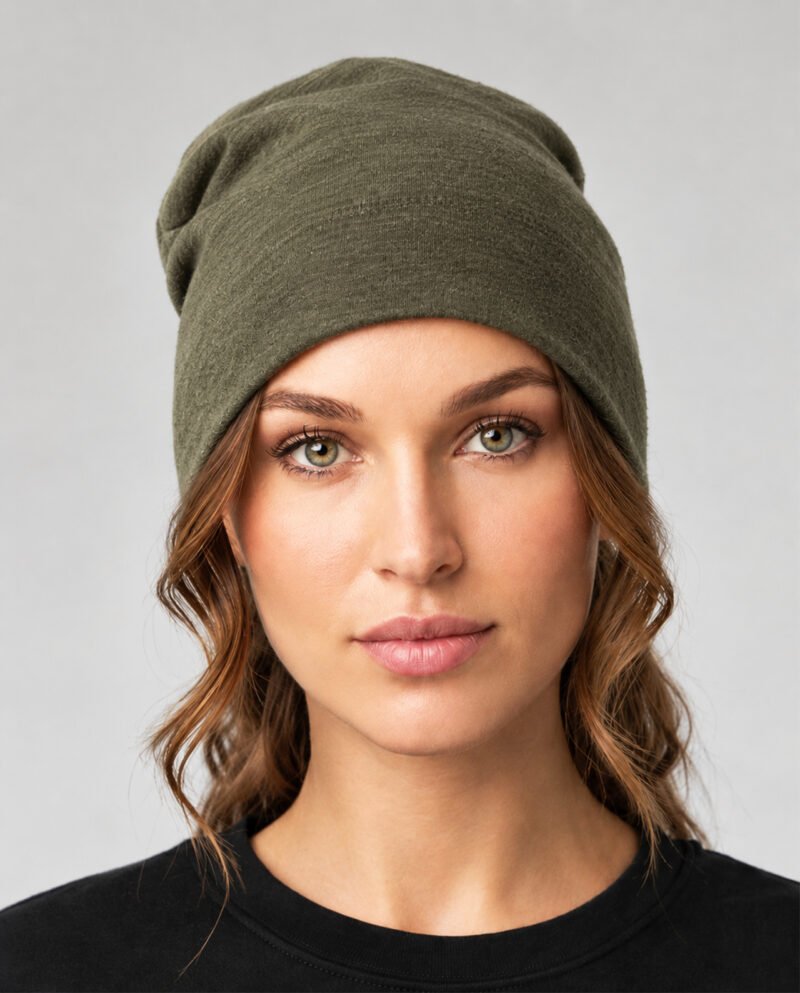 merino vilnos kepurė unisex iš 100 % merino vilnos su dvigubu atlanku
